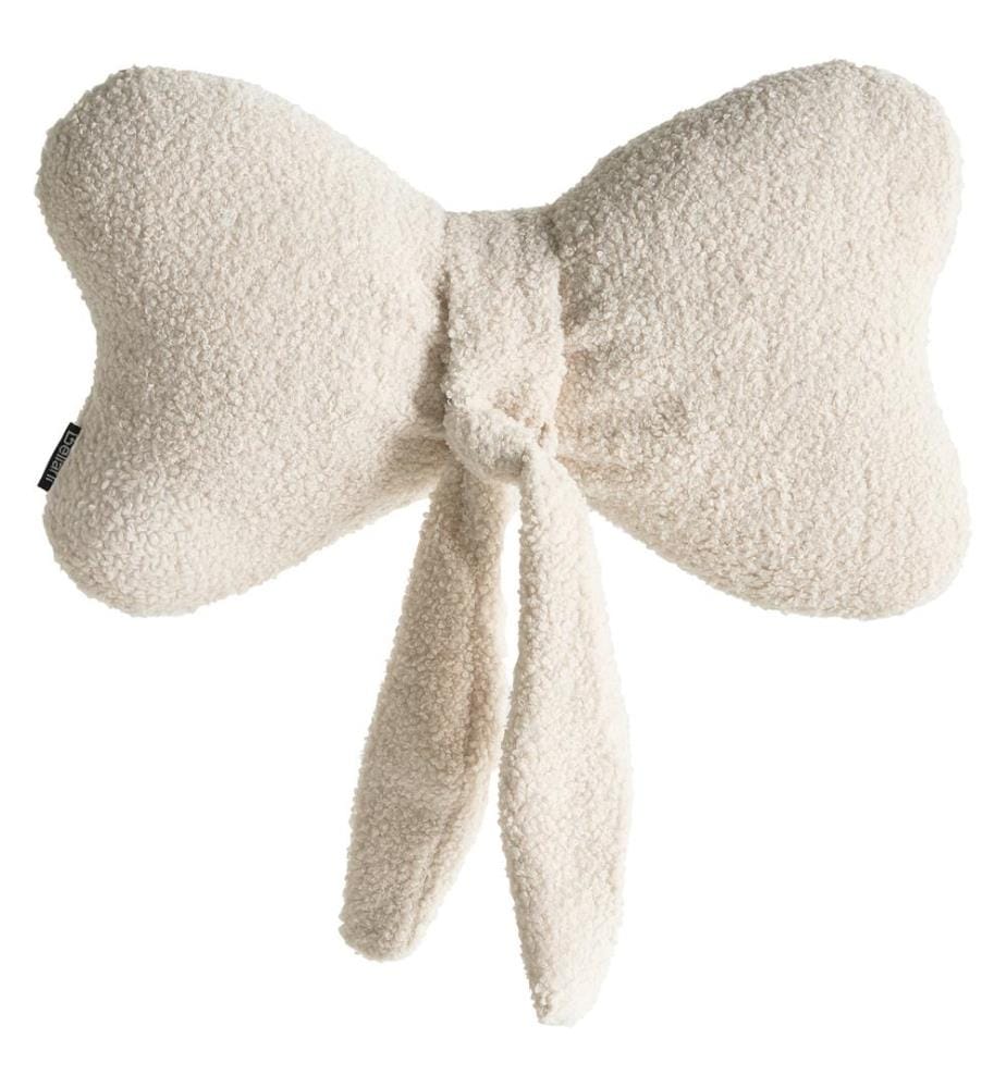 Set di 3 cuscini decorativi WINTERLAND Bouclé 30 x 35 cm 45 x 25 cm Beige chiaro Modello natalizio