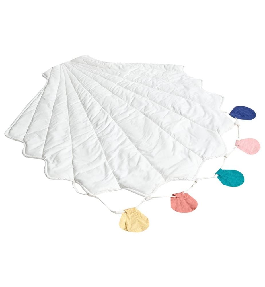 Tappeto da gioco per bambini KADMEA 110 x 110 cm Cotone Bianco