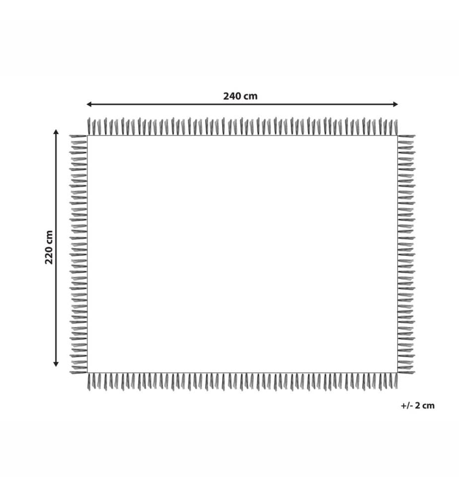 Couvre-lits YERBENT Coton 220 x 240 cm Vert