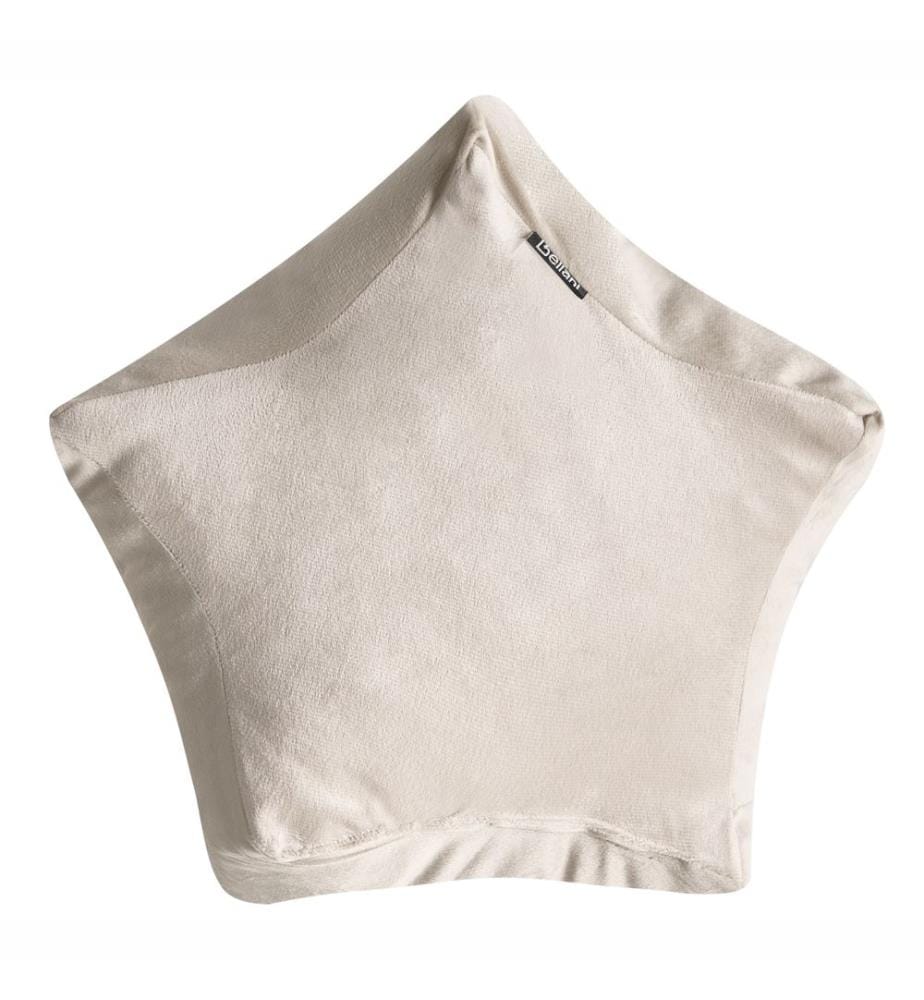Set di 3 cuscini decorativi JOLLYTRIO Velluto 35 x 70 cm 40 x 60 cm 40 x 40 cm Beige chiaro Modello natalizio