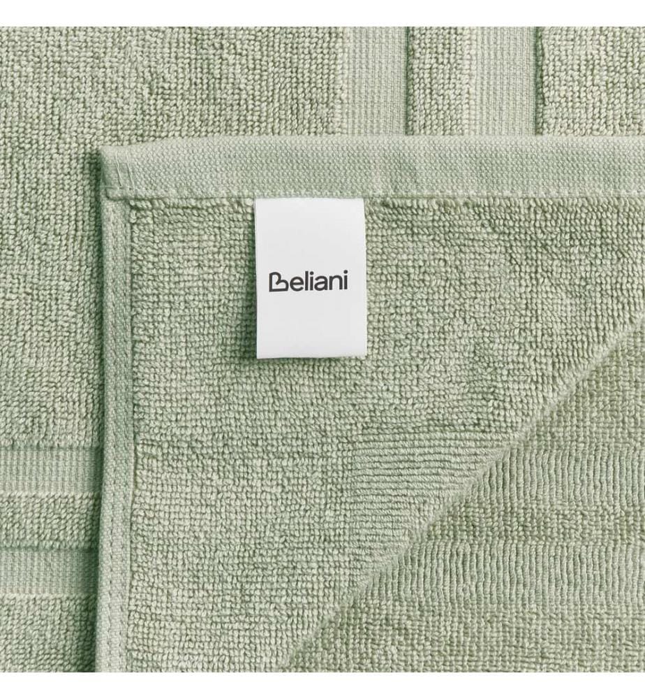 Lot de 9 serviettes ATAI Coton Vert clair