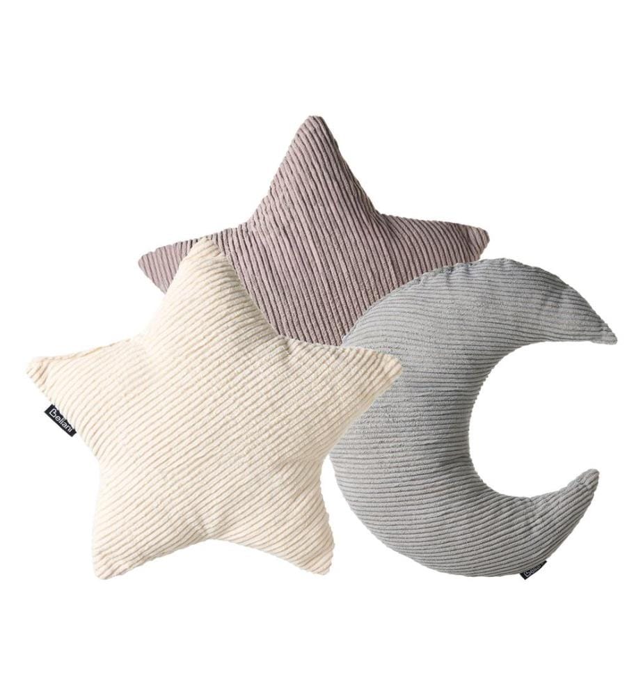 Dekokissen 3er Set LUNA Cord 35 x 30 cm 35 x 35 cm Bunt Ohne Muster
