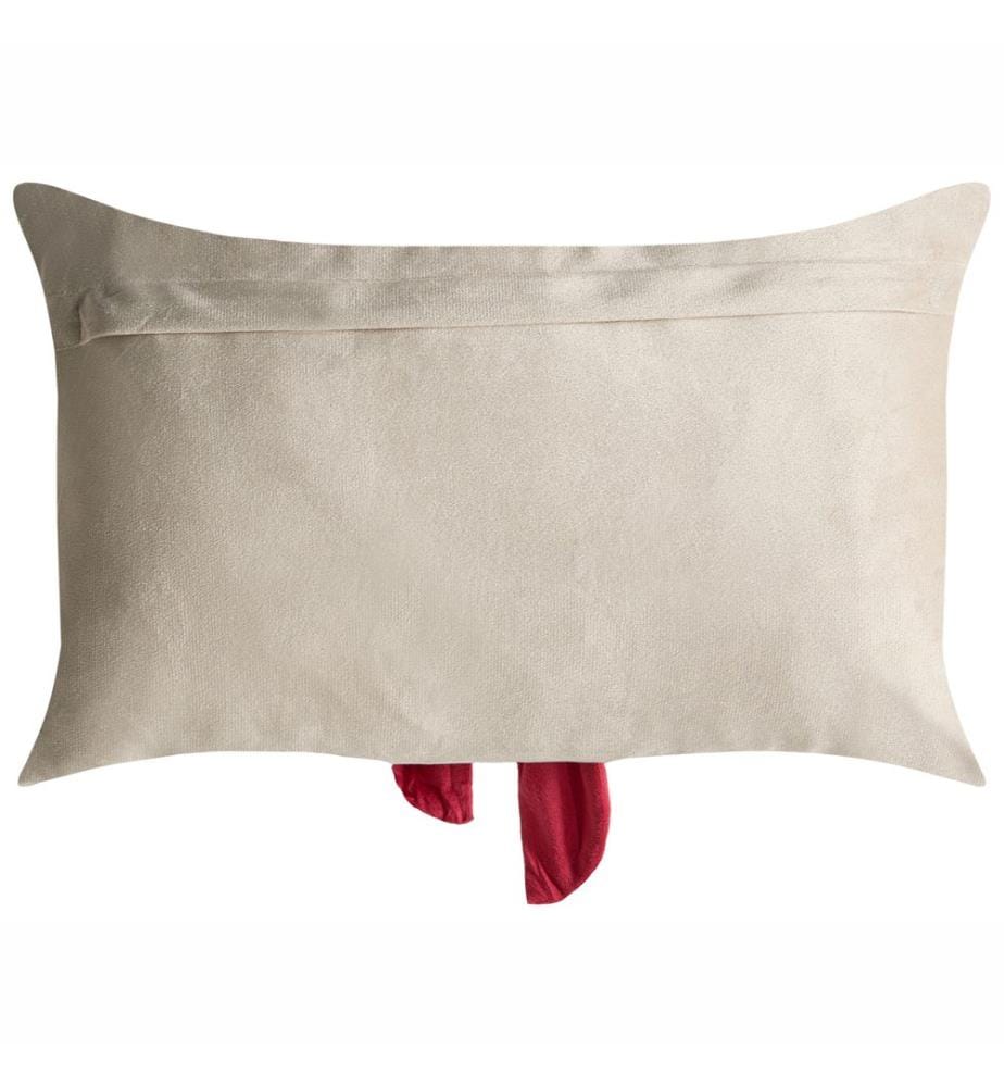 Set di 2 cuscini BELLE Velluto 50 x 30 cm Tortora Modello natalizio