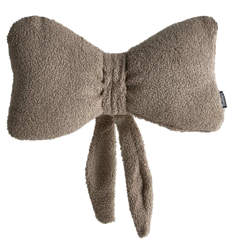 Set di 3 cuscini decorativi WINTERLAND Bouclé 30 x 35 cm 45 x 25 cm Tortora Modello natalizio