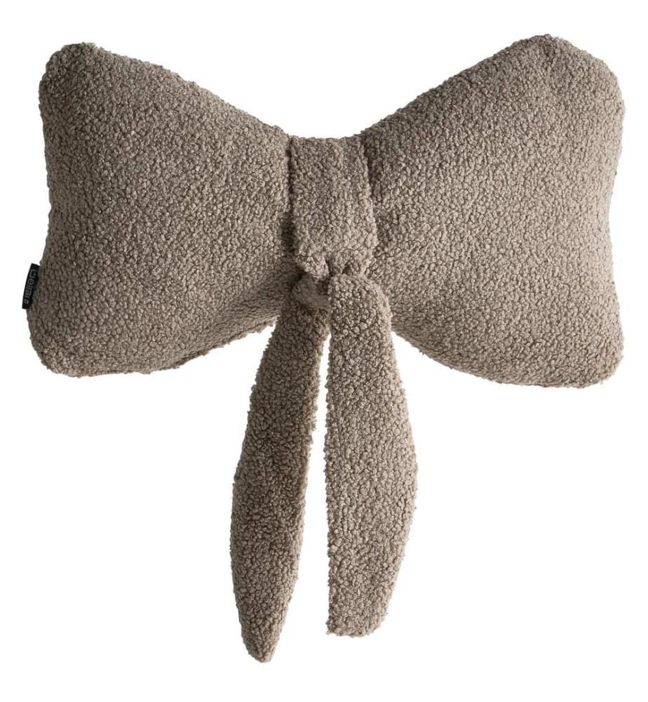Set di 3 cuscini decorativi WINTERLAND Bouclé 30 x 35 cm 45 x 25 cm Tortora Modello natalizio