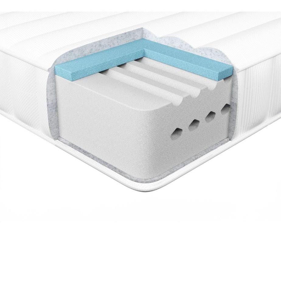 Matelas en mousse à mémoire de forme en gel HAPPINESS H3/4 Ferme 120 x 200 cm
