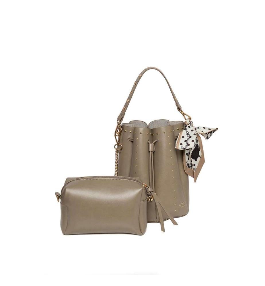 Borsa a secchiello Onyx - Taupe