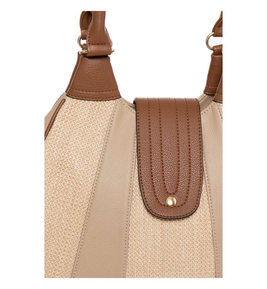 Borsa Oleron - Beige e Taupe