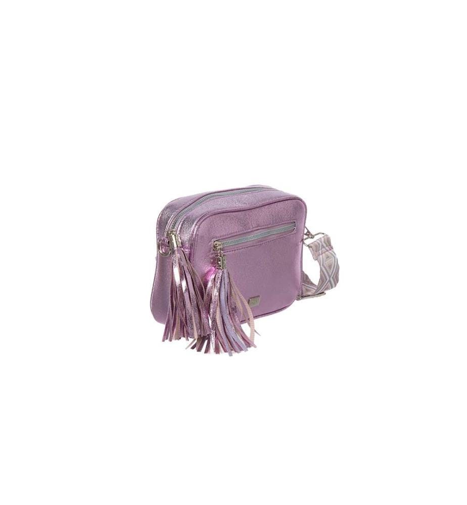 Borsa a tracolla glitterata - Rosa