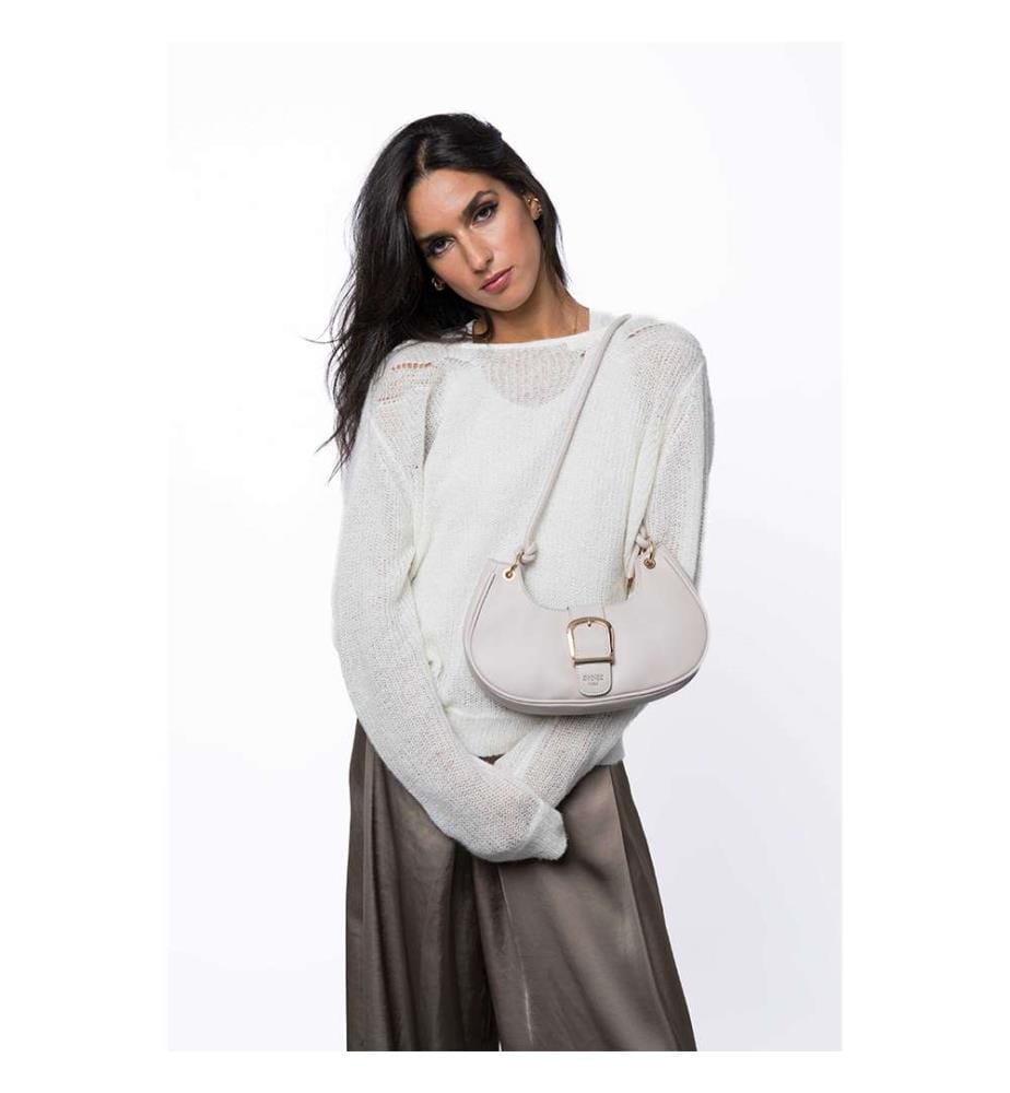 Sac Bandoulière Croissant - Gris
