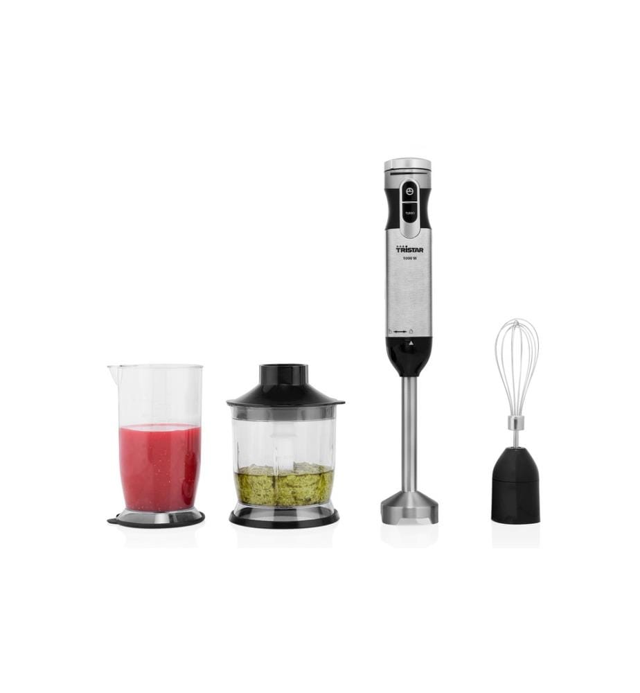 TRISTAR - Mixeur plongeant Set 1000 W, Métal