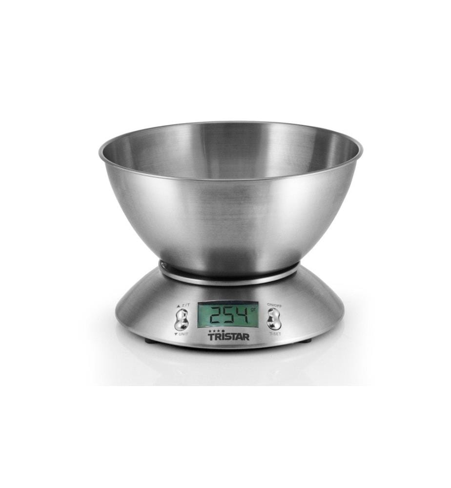 TRISTAR - Balance de cuisine KW-2436 Argenté