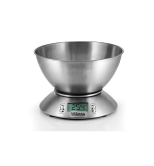 TRISTAR - Balance de cuisine KW-2436 Argenté