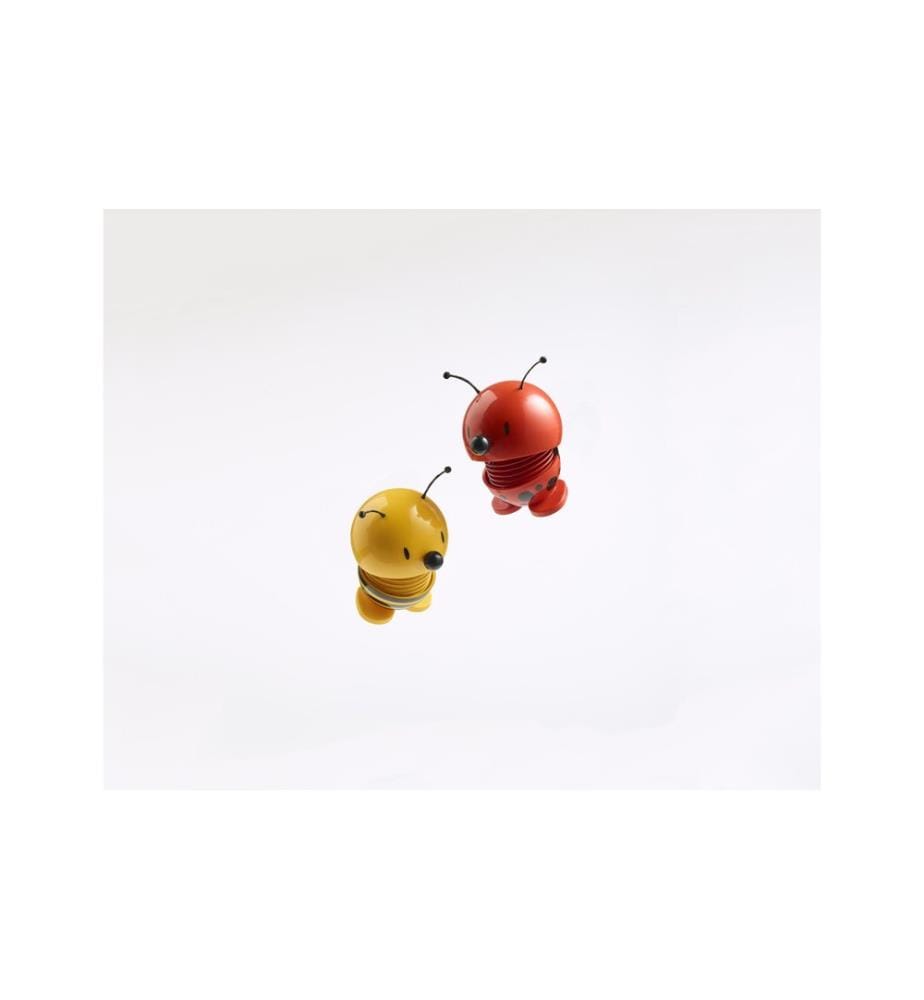 HOPTIMIST - Objet à exposer Bumble Abeille S 6.8 cm, Jaune/Noir