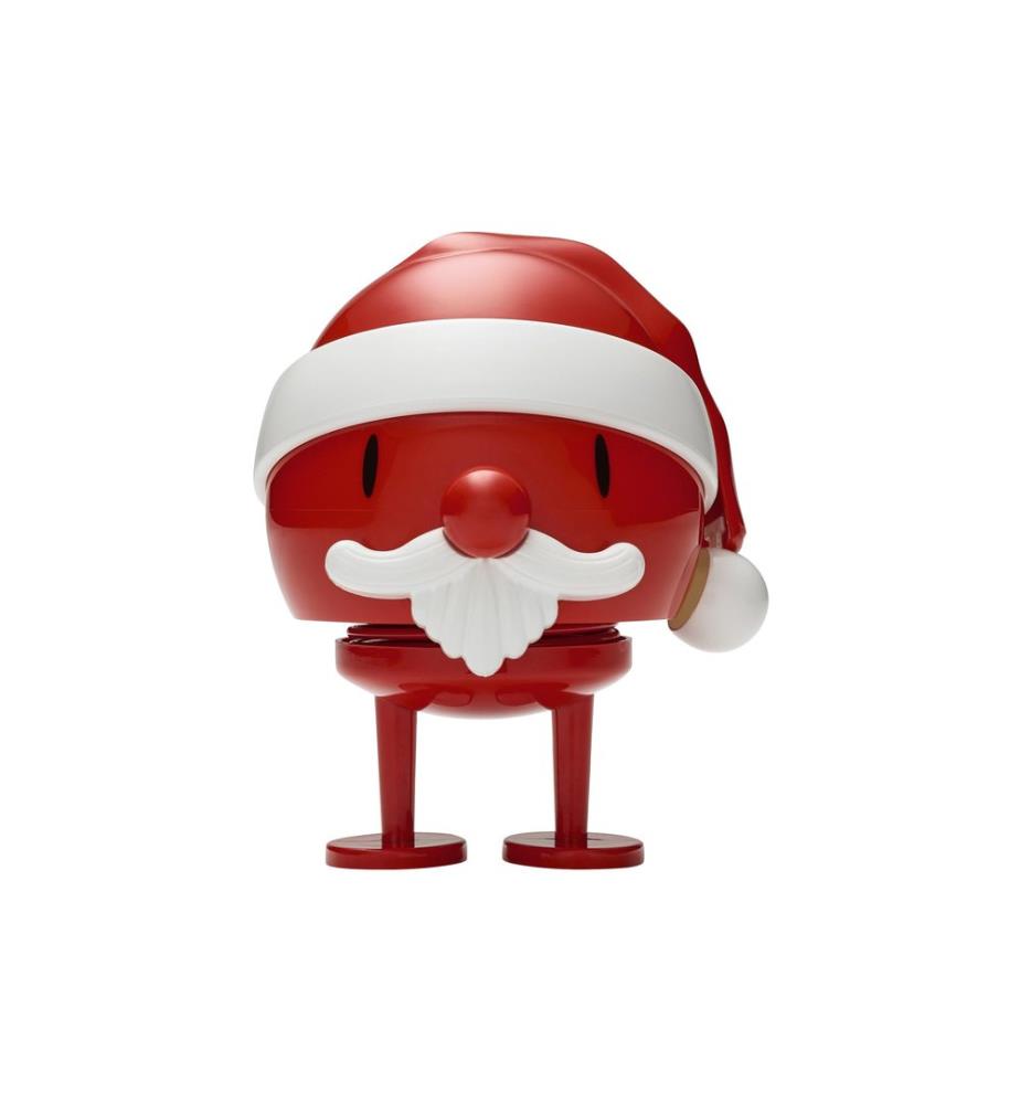 HOPTIMIST - Deko Bumble Santa Claus M 10.5 cm, Rot/Weiss