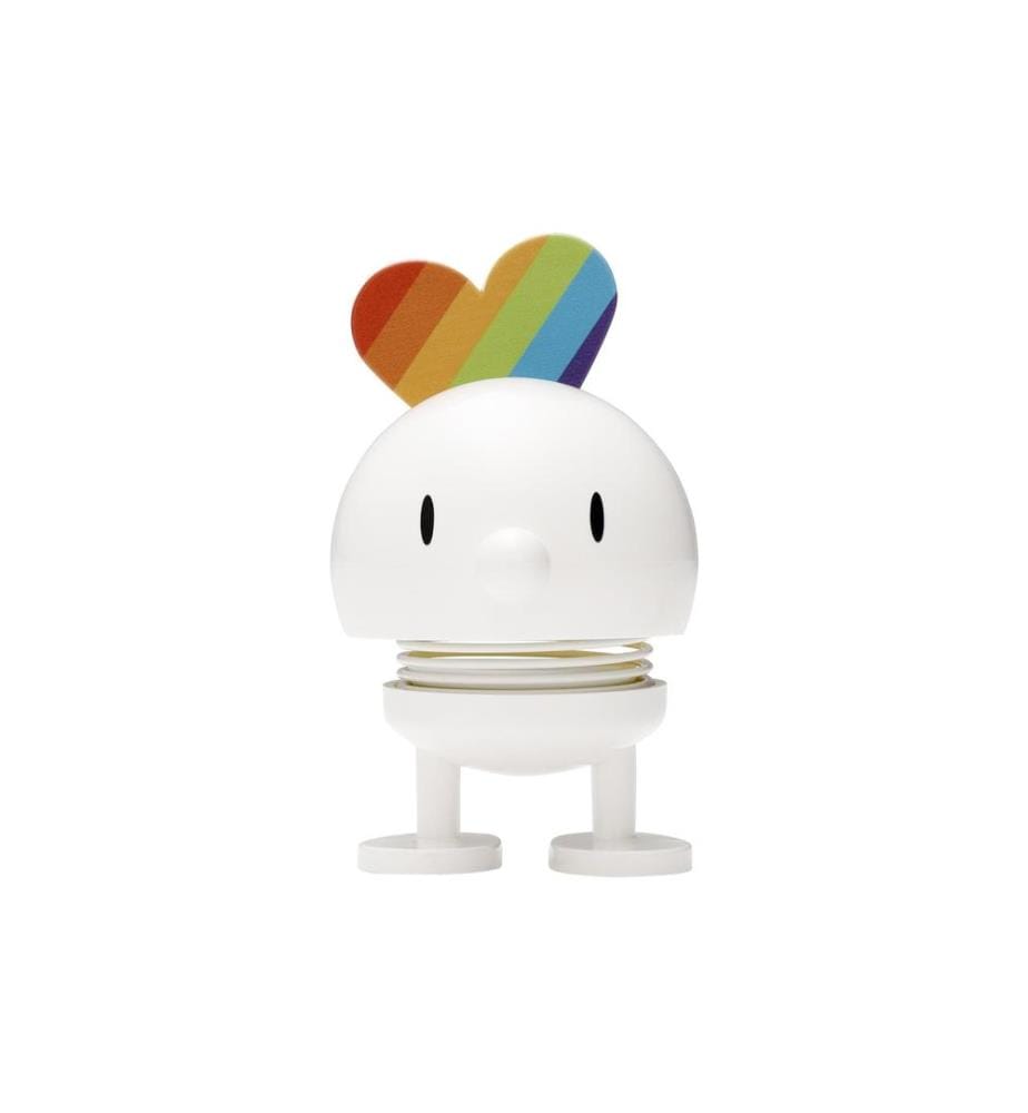 HOPTIMIST - Objet à exposer Arc-en-ciel S 8.7 cm, Blanc