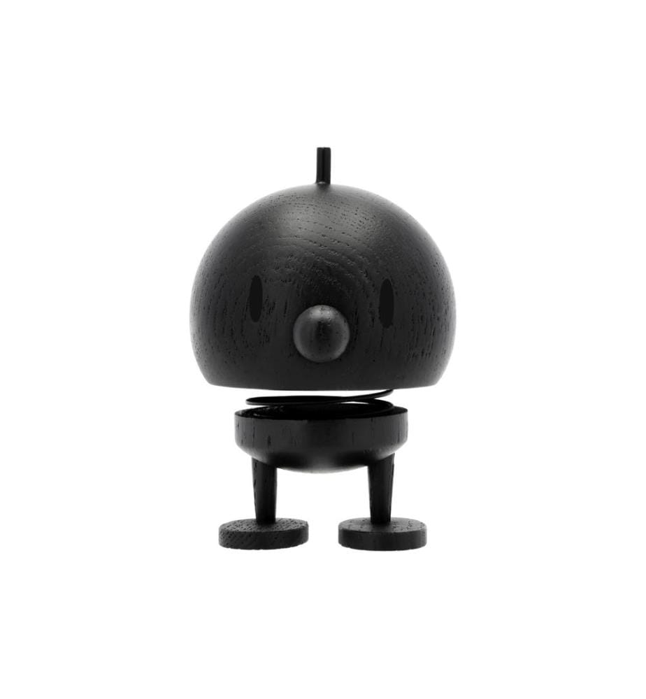 HOPTIMIST - Objet à exposer Bumble Oak M 10.8 cm, Noir