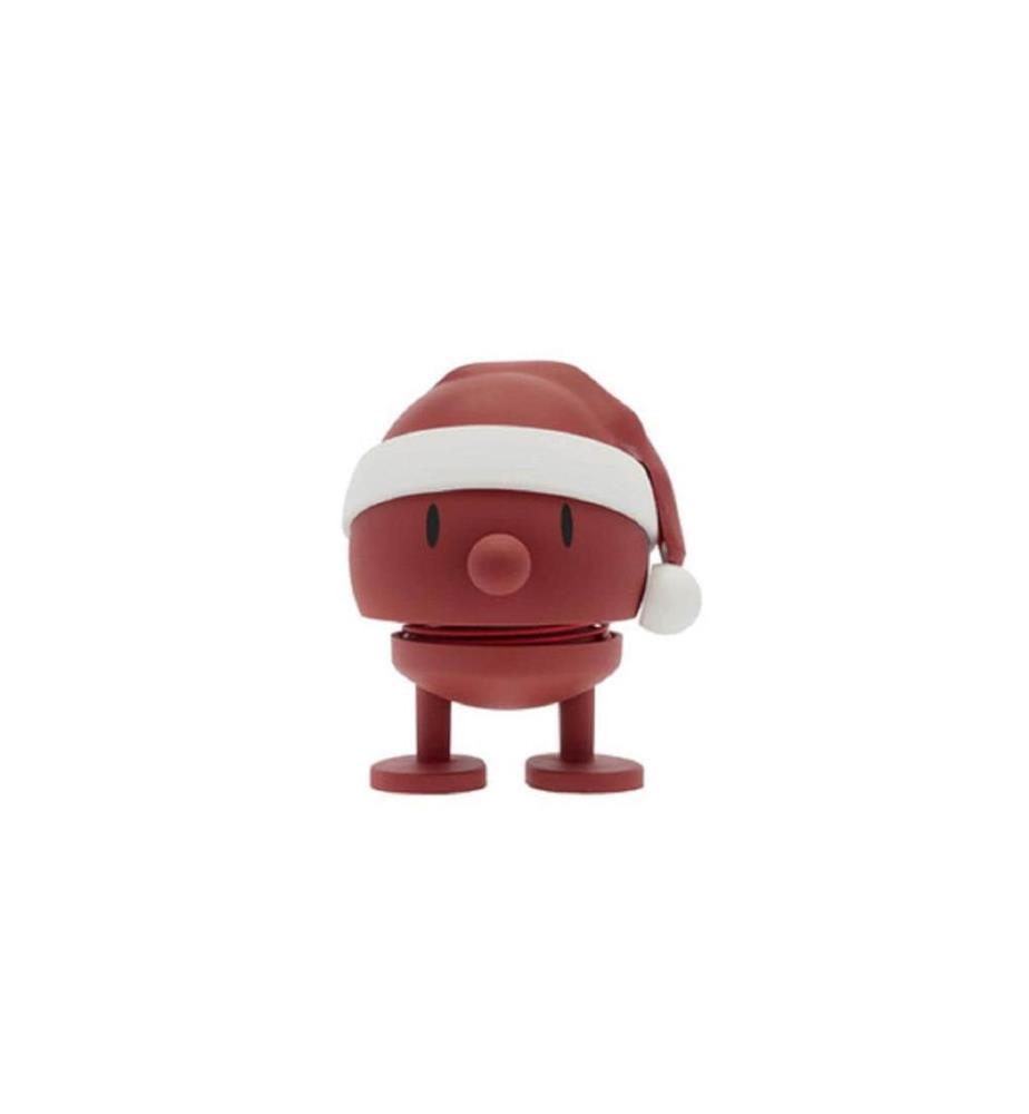 HOPTIMIST - Déco Bumble Soft Santa S 6.2 cm x 6.9 cm, rouge