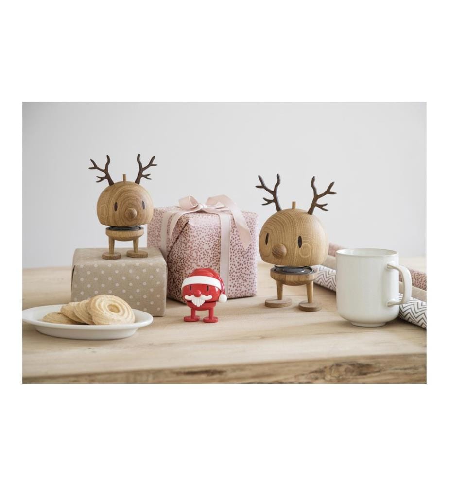 HOPTIMIST - Bumble Santa Claus S 7.2 cm, Rot/Weiss