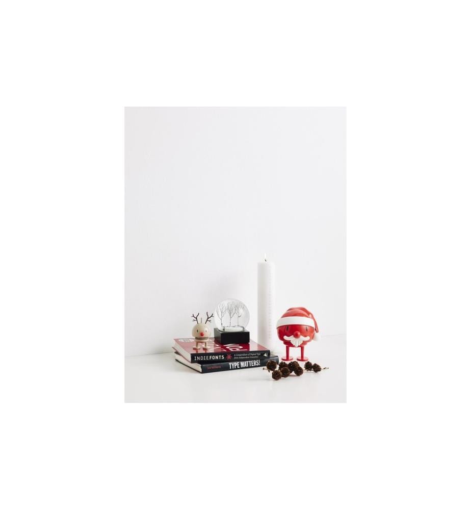 HOPTIMIST - Bumble Santa Claus S 7.2 cm, Rot/Weiss