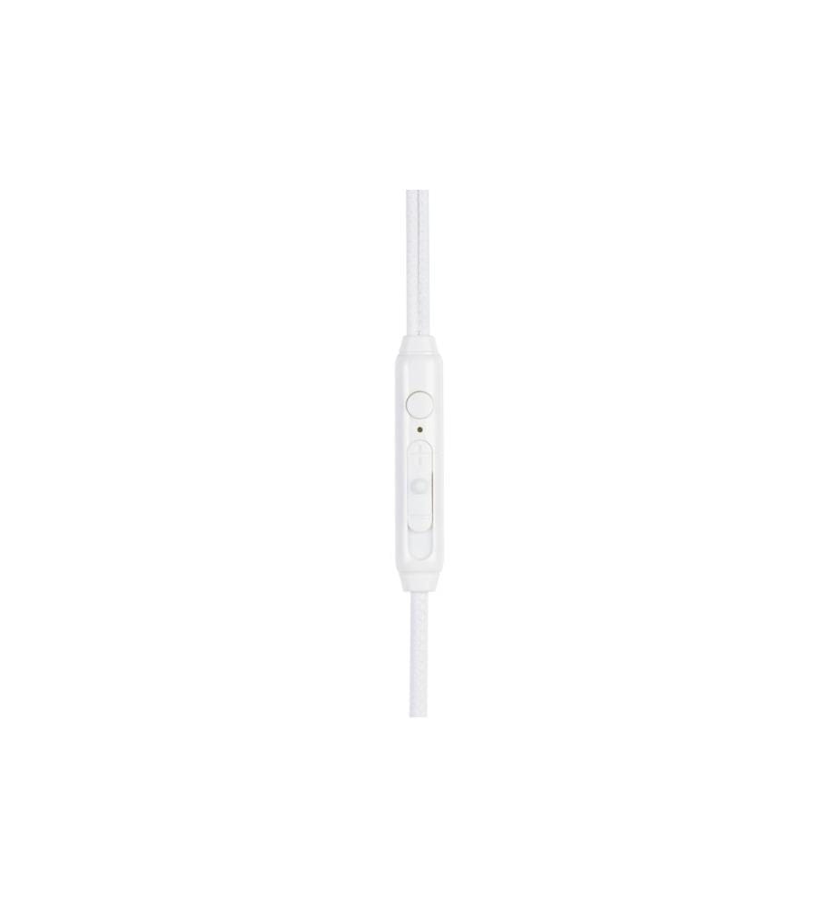 ONIT - Écouteurs intra-auriculaires prise jack 3.5 mm Blanc