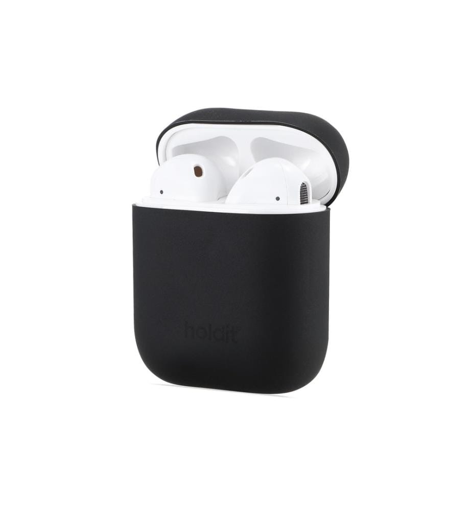 HOLDIT - Mallette de transport Silicone AirPods Noir