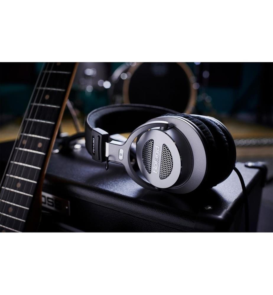 Roland casque audio sur-oreille RH-A30 – noir ; argent