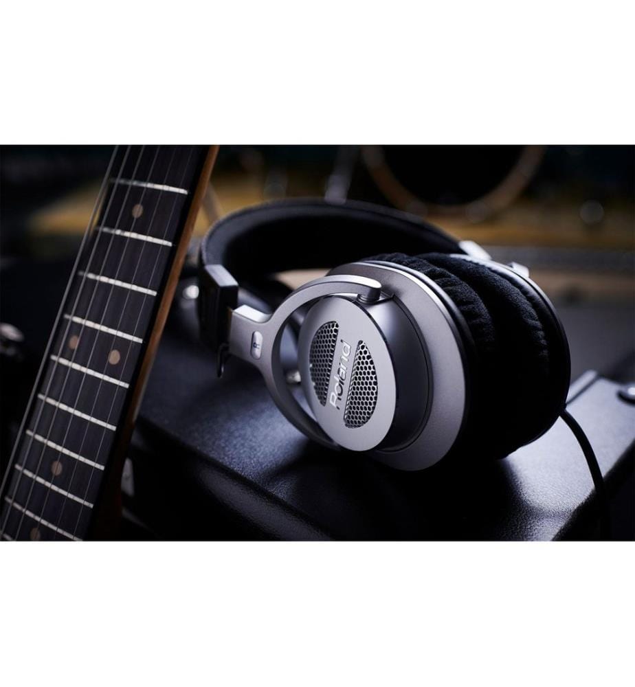 Roland casque audio sur-oreille RH-A30 – noir ; argent