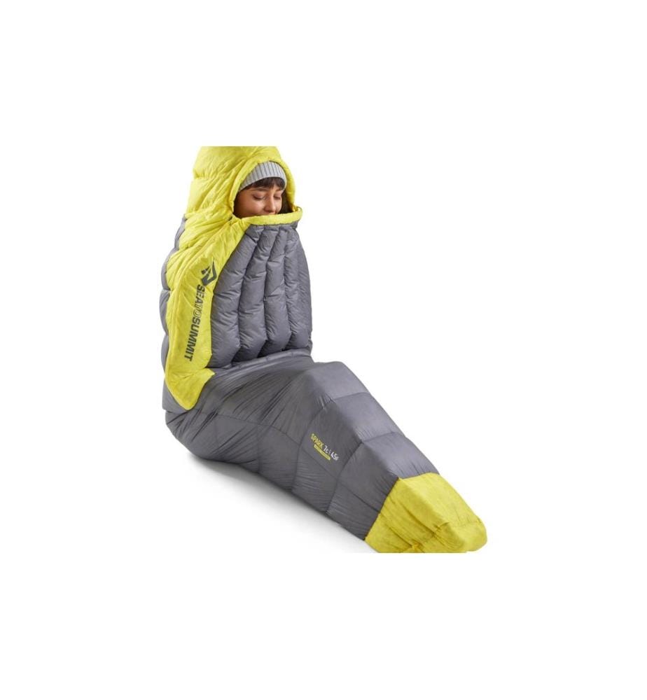 SEA TO SUMMIT - Spark Women's 7C/45F R Polyester, Gris/Jaune