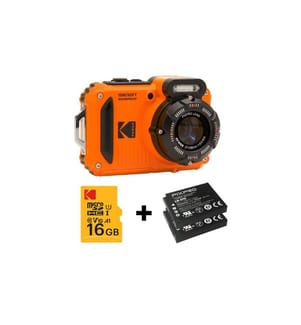 KODAK - Caméra sous-marine PixPro WPZ2 Kit Orange