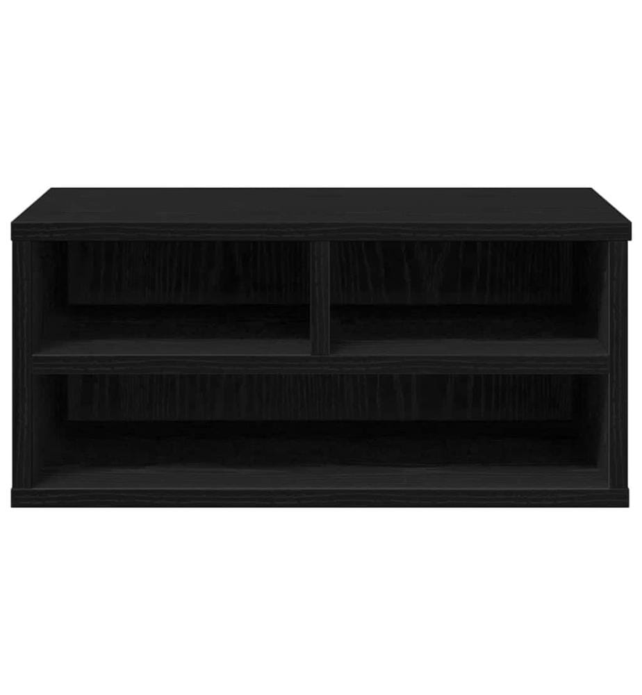 Druckerständer Schwarz Eichen-Optik 49 x 40 x 22.5 cm