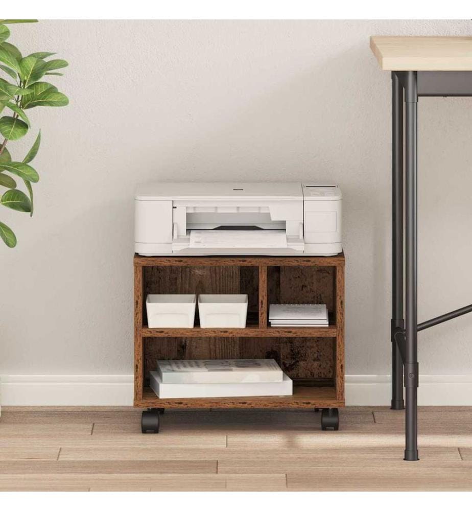 Supporto per stampante Legno antico 41 x 32 x 33.5 cm
