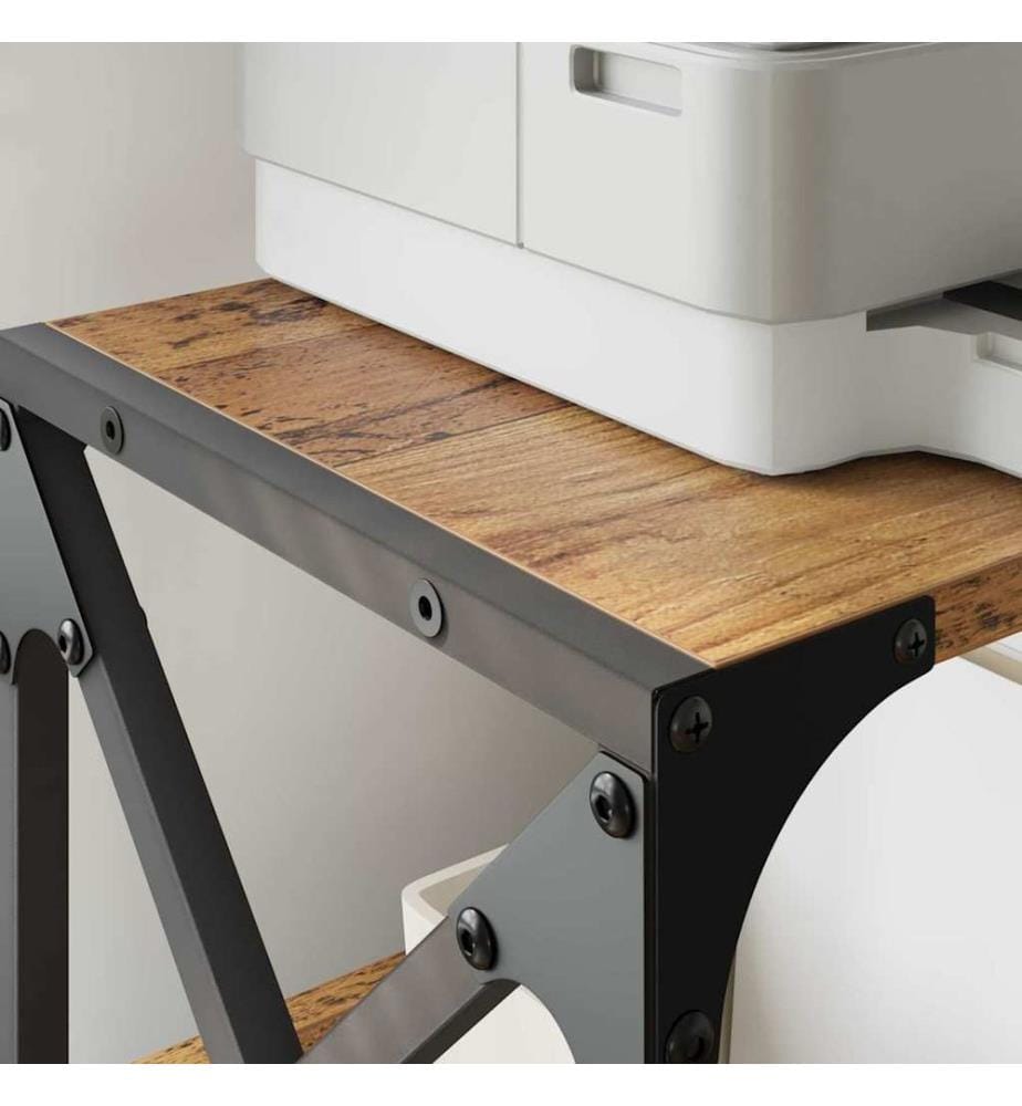 Supporto per stampante Legno antico 44 x 26 x 31.5 cm