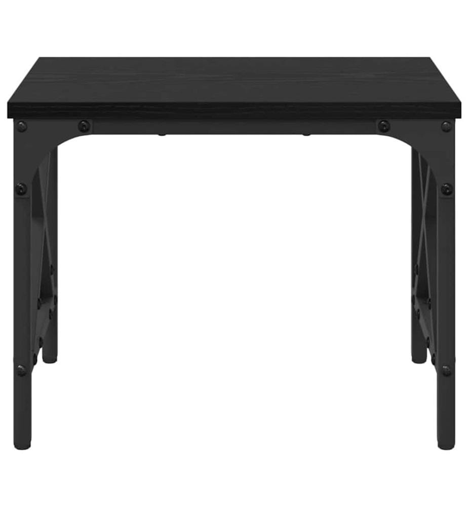Supporto per stampante Regolabile Quercia nera 40 x 30 x 31 cm