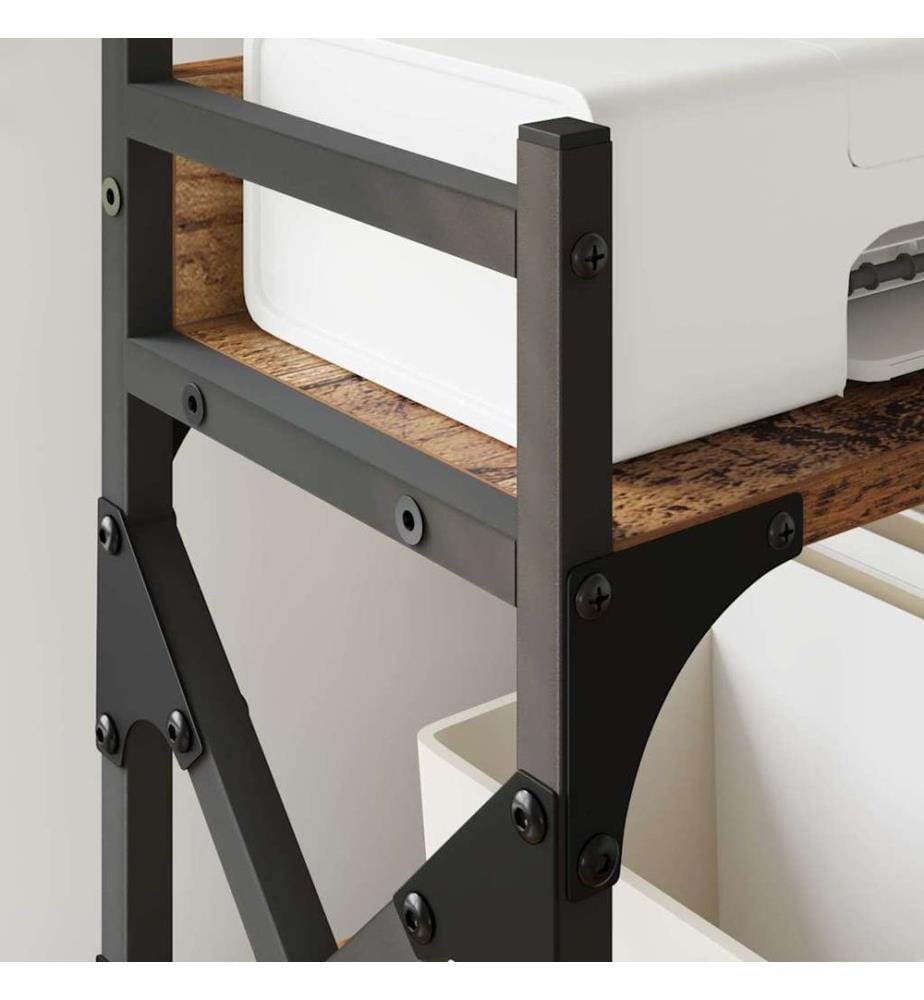 Supporto per stampante Legno antico 40 x 20 x 40 cm