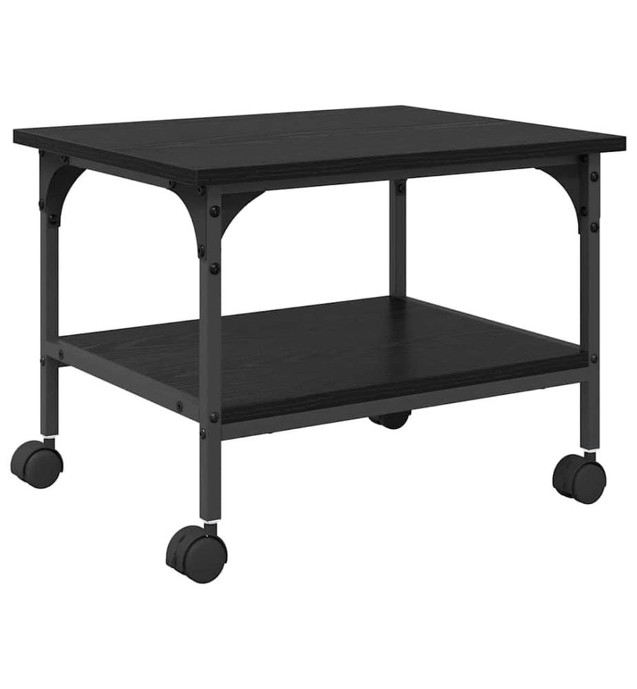 Supporto per stampante Quercia nera 50 x 40 x 38 cm