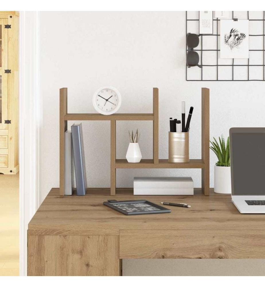 Schreibtisch Organizer Artisan-Eiche 34,5 x 15,5 x 35,5 cm