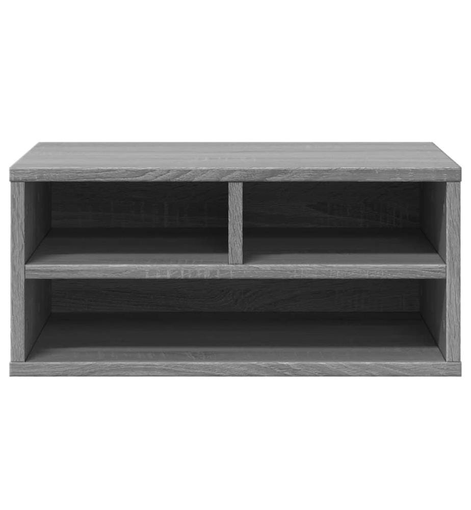 Supporto per stampante sonoma grigio 49x40x22,5cm legno di ingegneria