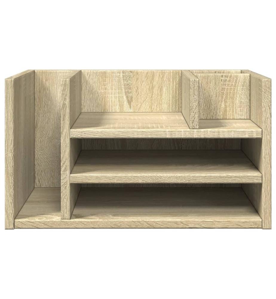 Schreibtisch-Organizer Sonoma-Eiche 44,5x24x25 cm Holzwerkstoff