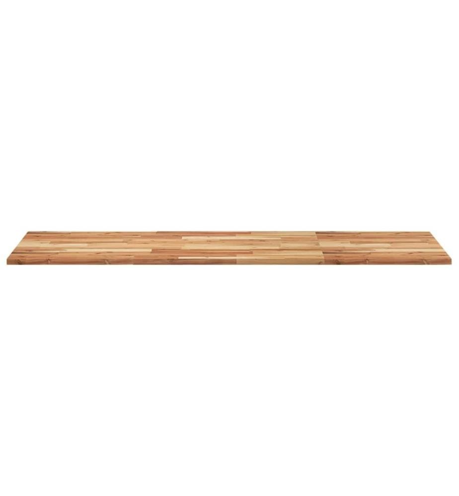Piano per scrivania finitura all'olio 120x60x2cm legno di acacia massiccio