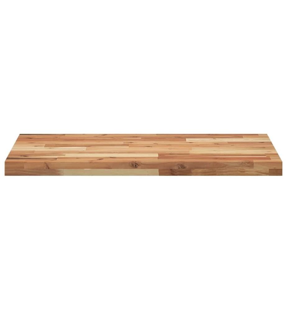 Piano per scrivania finito con olio 120x50x4cm legno di acacia massiccio