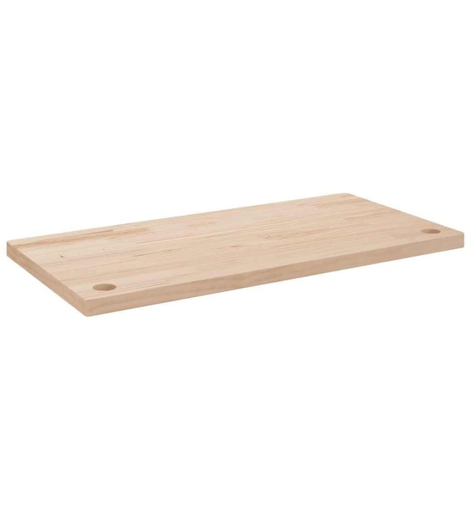 Piano da scrivania 80x40x2,5 cm legno massiccio di pinus