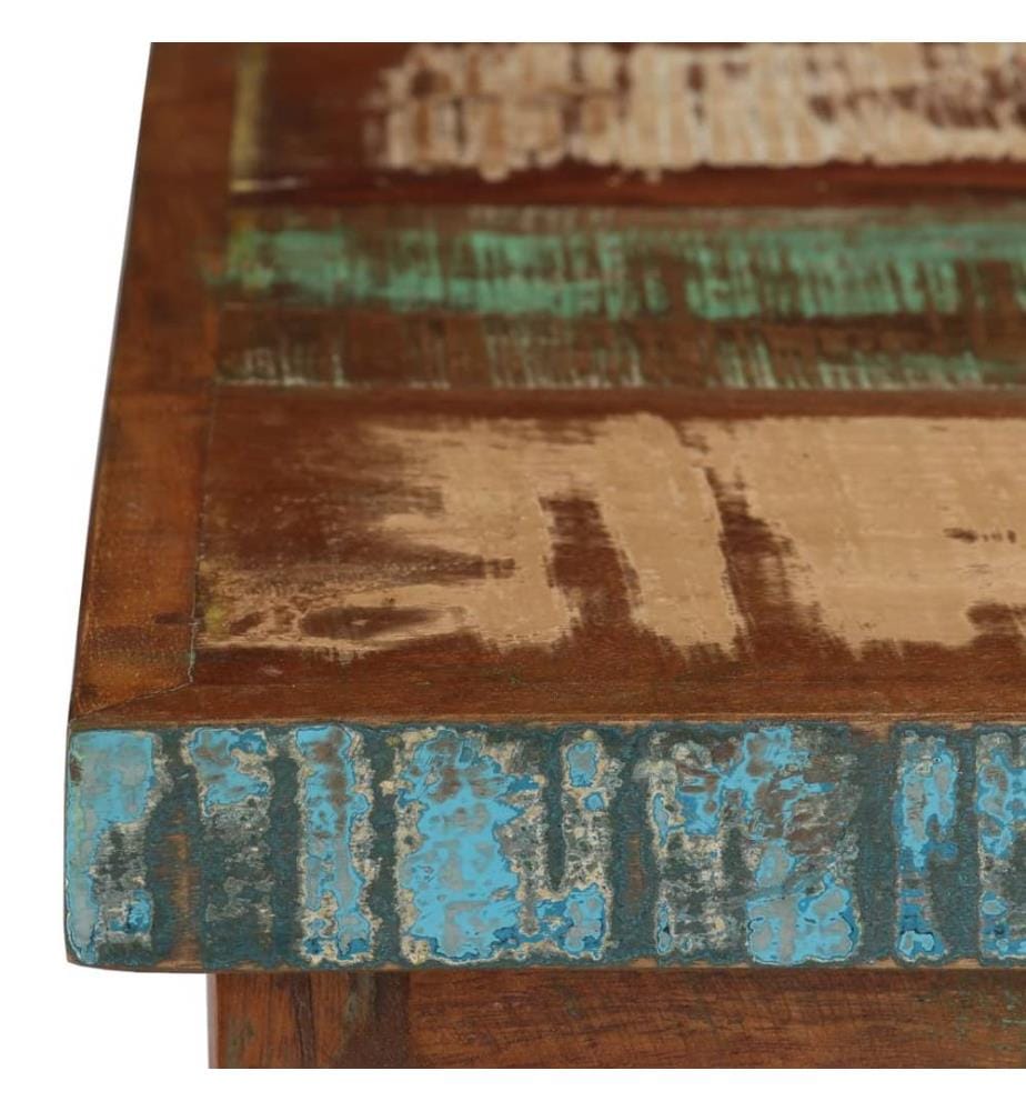 Scrivania su gambe Legno di recupero massiccio 140 x 50 x 77 cm