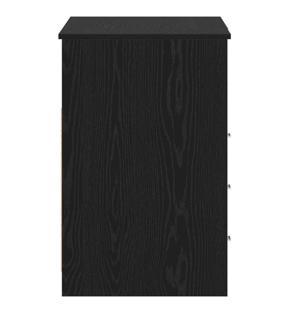 Scrivania 2 pz Quercia nera 140 x 50 x 76 cm Legno ingegnerizzato