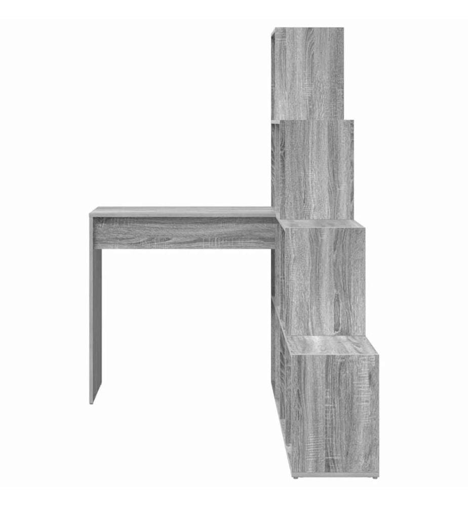 Scrivania d'angolo Grigio Sonoma 101,5 x 149,5 x 149,5 cm