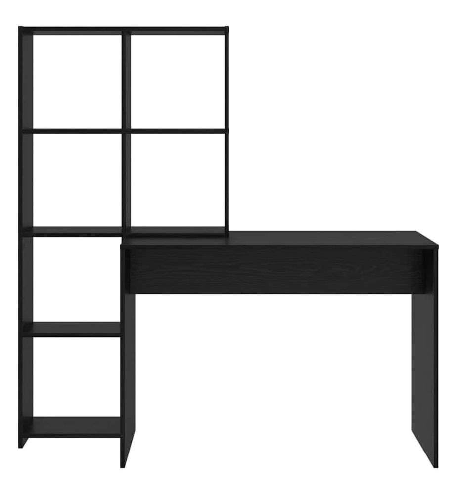 Scrivania Rovere nero 138,5 x 55 x 143 cm Legno ingegnerizzato