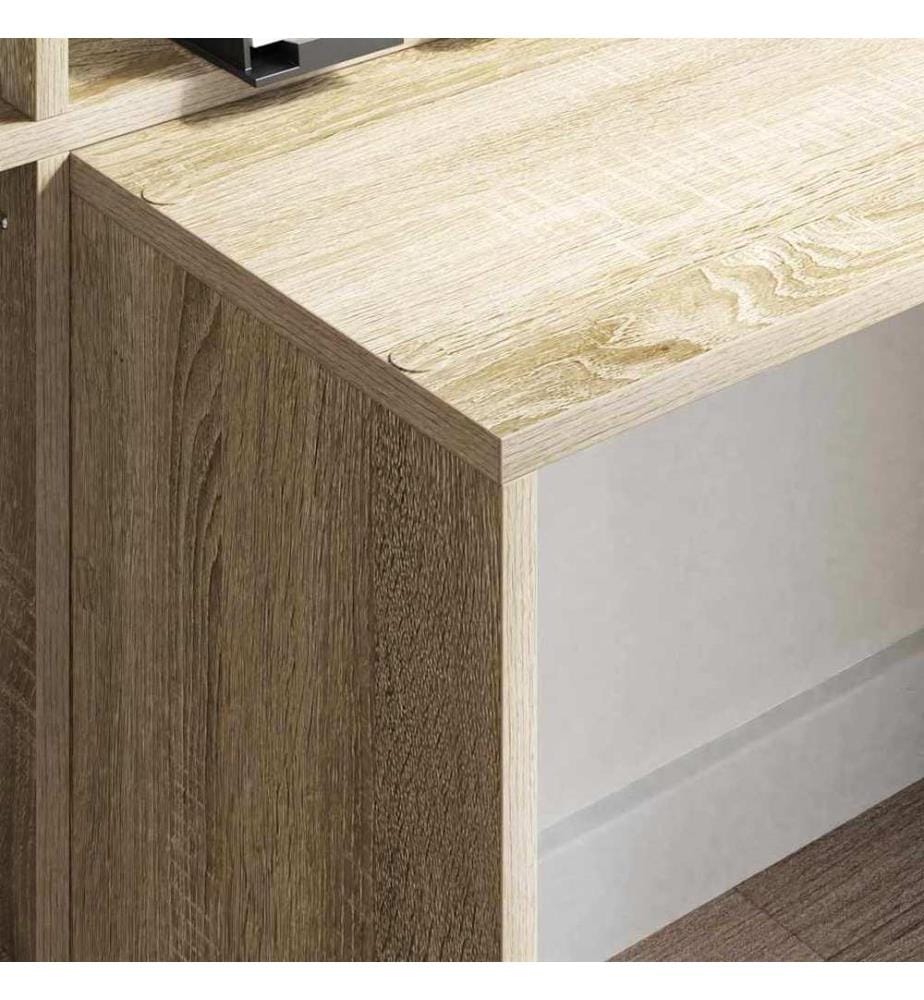 Scrivania Rovere Sonoma 138,5 x 55 x 143 cm Legno ingegnerizzato
