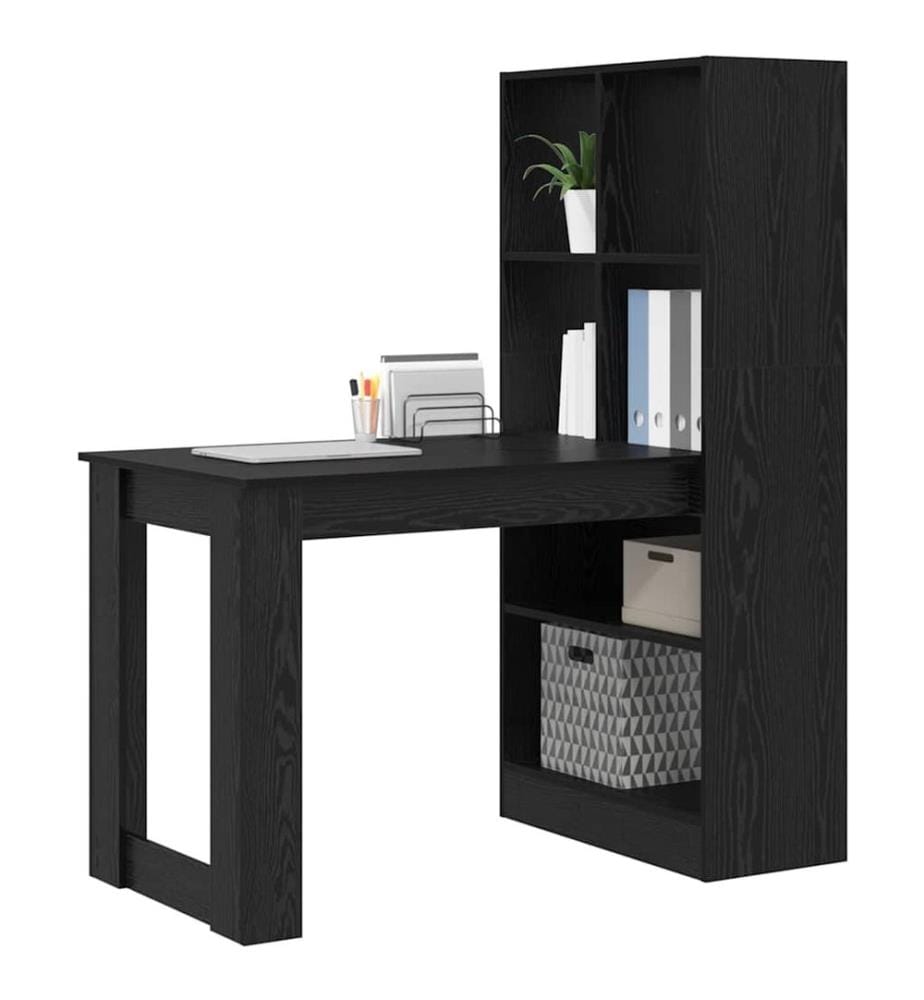 Scrivania Quercia Nera 122 x 67 x 145 cm Legno ingegnerizzato