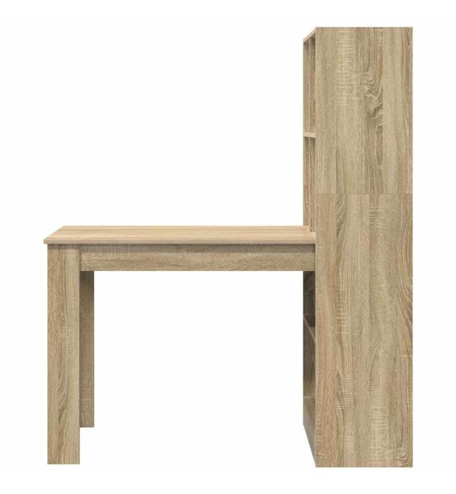 Scrivania Quercia Sonoma 122 x 67 x 145 cm Legno ingegnerizzato