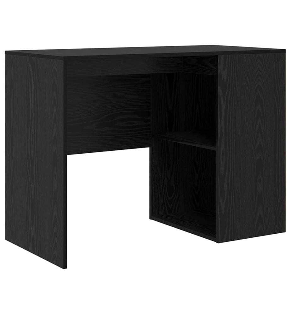 Bureau d'angle avec tiroir Chêne noir 102 x 88 x 75 cm